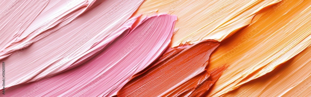 Aufkleber Delicate blend of soft pencil strokes creating a harmonious background with random texture variations in pastel colors