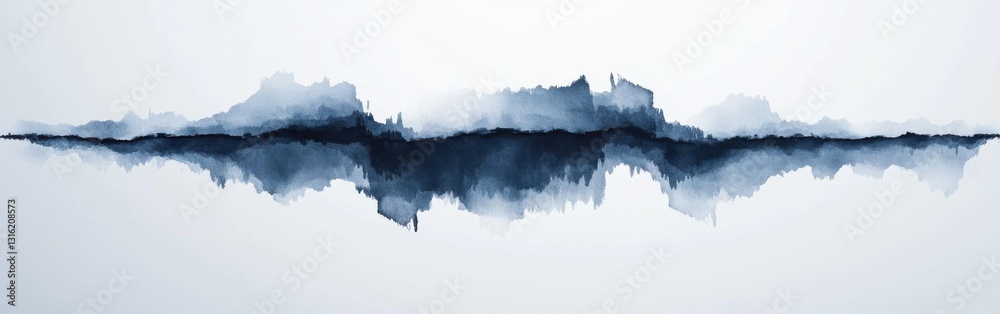 Aufkleber Elegant gradient of pencil strokes creates an intriguing visual with torn edges and subtle depth in monochrome tones