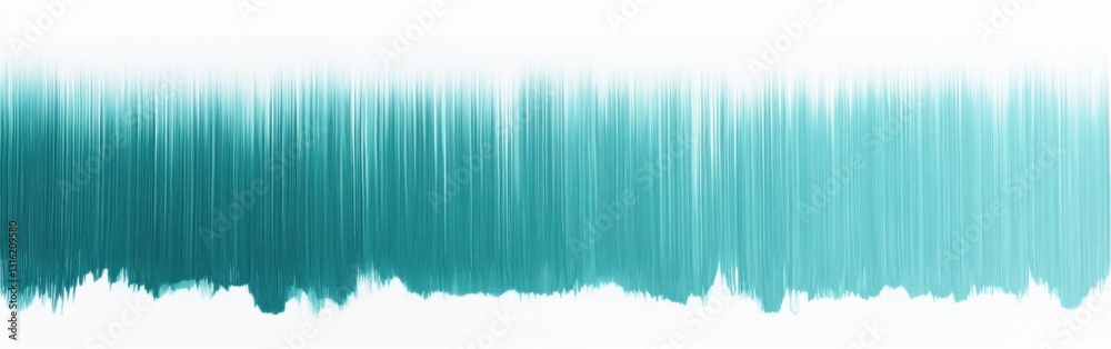 Fototapete elegant monochromatic teal gradient with smooth transitions and textured lines across a minimalist b
