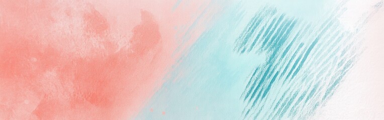 Fototapeta premium Abstract pencil strokes creating a gradient in muted blue against soft pastel tones