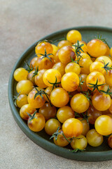 Yellow cherry tomatoes