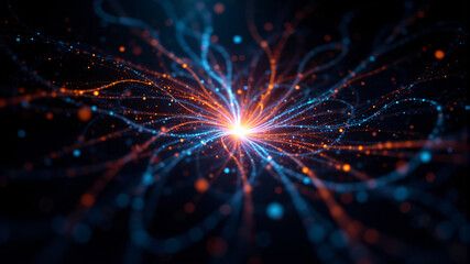 Vibrant Cosmic Energy in Motion