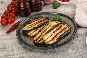  Vegan Grilled eggplant slices snack