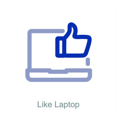 Obraz premium Like Laptop