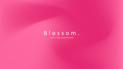 Soft pink gradient background. Pink blossom color blur texture. Template for banner, poster, wallpaper, landing page, advertisement and presentation.