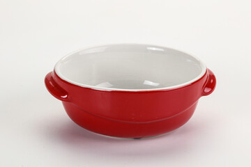 Empty clean color bowl dishware
