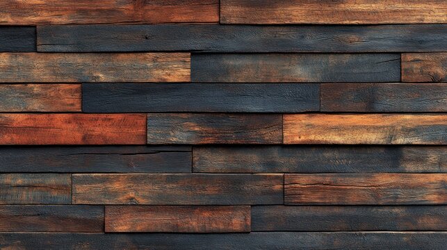Rustic Reclaimed Wood Wall Paneling Texture