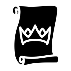 Kingdom Scroll Vector Design Icon Style