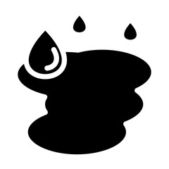 Puddle Vector Design Icon Style