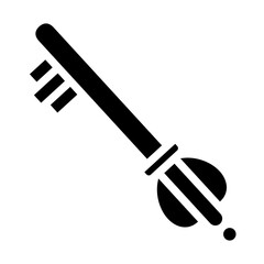 Elven Key Vector Design Icon Style