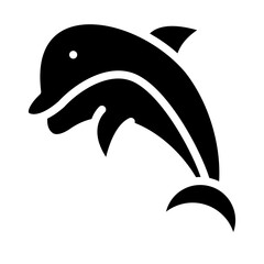 Dolphin Vector Design Icon Style