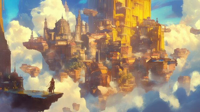 Solara A Floating City in the Clouds