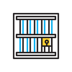 Multi color icon for jail