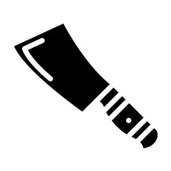 Meat cleaver Vector Design Icon Style