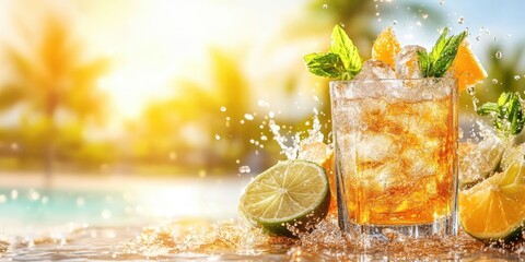 Tequila drink banner