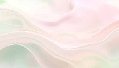 Fototapeta premium Abstract Pastel Waves Flowing Softly