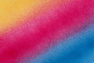 カラフルなスプレー塗料で塗った背景