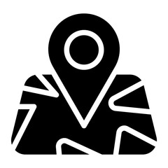 Map Vector Design Icon Style