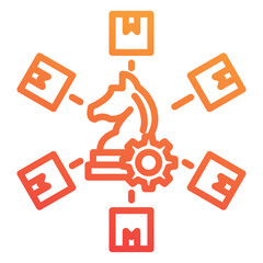 Distribution Strategy Icon