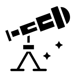 Telescope Vector Design Icon Style