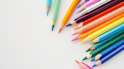 Obraz premium The Colored Pen Background of Children's Day: The Childhood Whimsy and Joyful World Outlined in the Colorful Hues