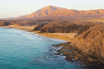 View to the Papagayo beaches