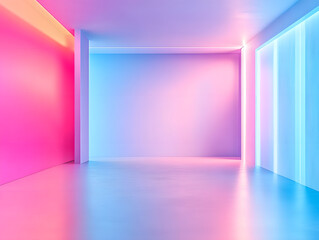 Neon Color Interior Space