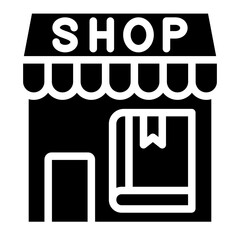 Book Shop Vector Design Icon Style