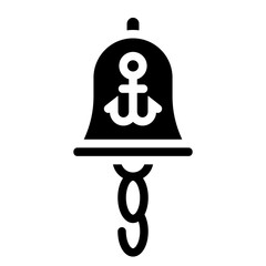 Ship bell Vector Design Icon Style