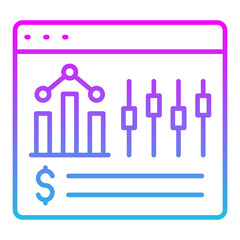 Stock market Icon