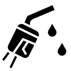 Fuel Nozzle Vector Design Icon Style