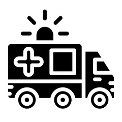 Ambulance Vector Design Icon Style