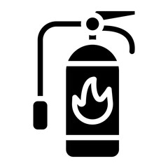 Fire Extinguisher Vector Design Icon Style