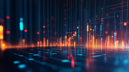 Abstract Digital Technology Design