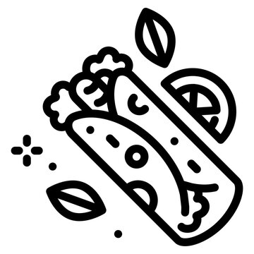 recommend clip art: Burrito Icon