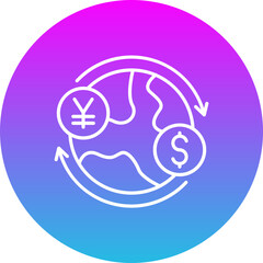 Global currency Icon