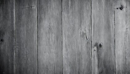 Naklejka premium black and white old wood texture