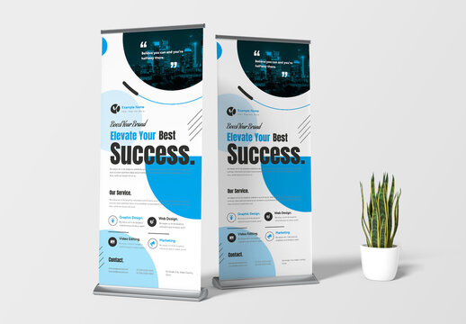 Corporate Business Rollup Banner Layout