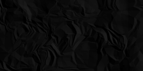 Rough vector background abstract grunge texture old vintage Black crumpled paper texture. Black crumpled and top view textures can be used for background of text or any contents.	
