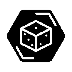 Dice Vector Design Icon Style