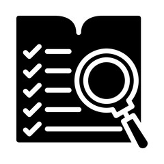 Audit Vector Design Icon Style