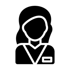 Business Woman Vector Design Icon Style