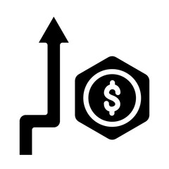 Revenue Vector Design Icon Style