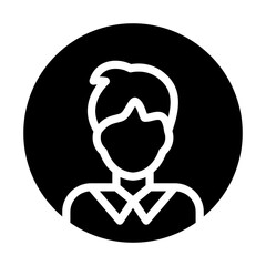 Profile Vector Design Icon Style