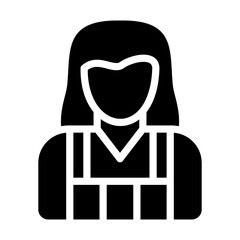 Maid Vector Design Icon Style