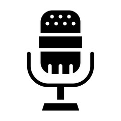 Microphone Vector Design Icon Style
