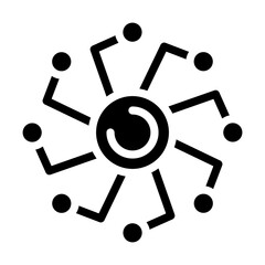 Networking Vector Design Icon Style