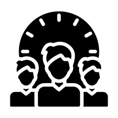 Teamwork Vector Design Icon Style