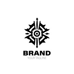 Aztec Logo. Aztec Logo Design. Aztec Logo Brand. Aztec Logo Vector Design Isolated on White Background