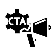 CTA Vector Design Icon Style